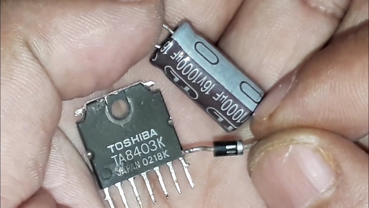 how to repair a  CRT TV virtical section fault? (sinhala )