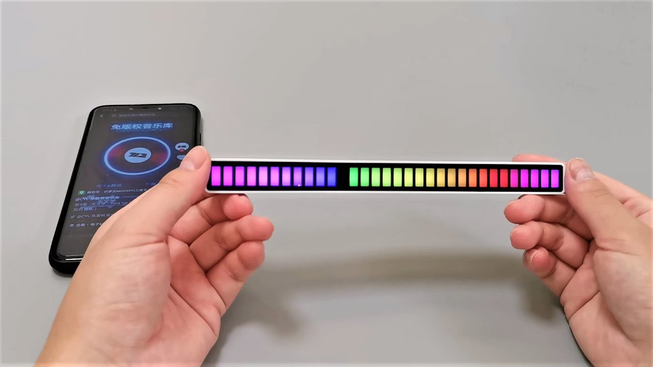 RGB Sound Control Rhythm Recognition Light Bar Unboxing and Review - Does This Thing Work?