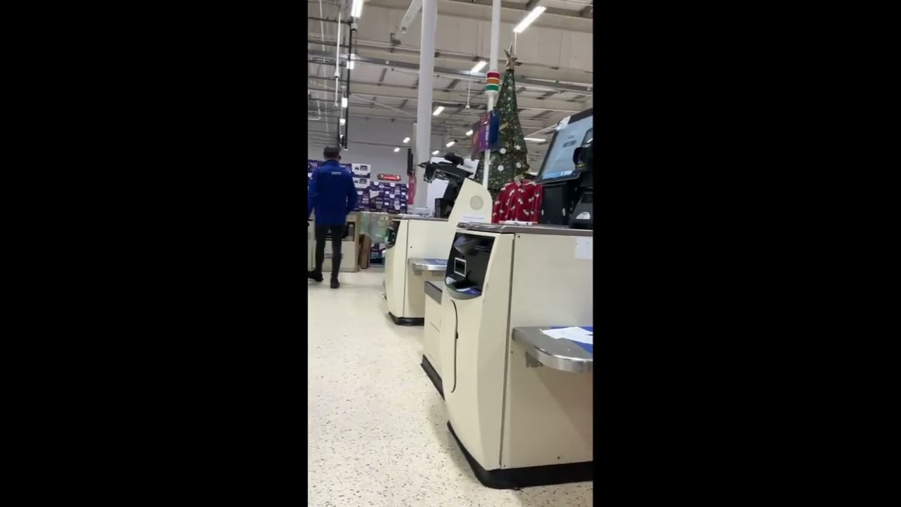 NCR Hybrid Self Checkout At The Tesco Extra Sapphire