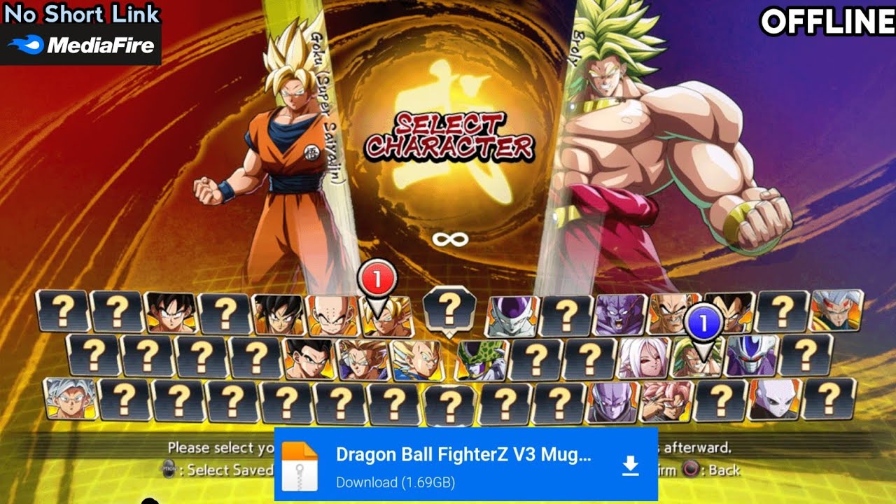 Dragon Ball Fighter Z V3 Mugen Game [ Android / PC] Offline