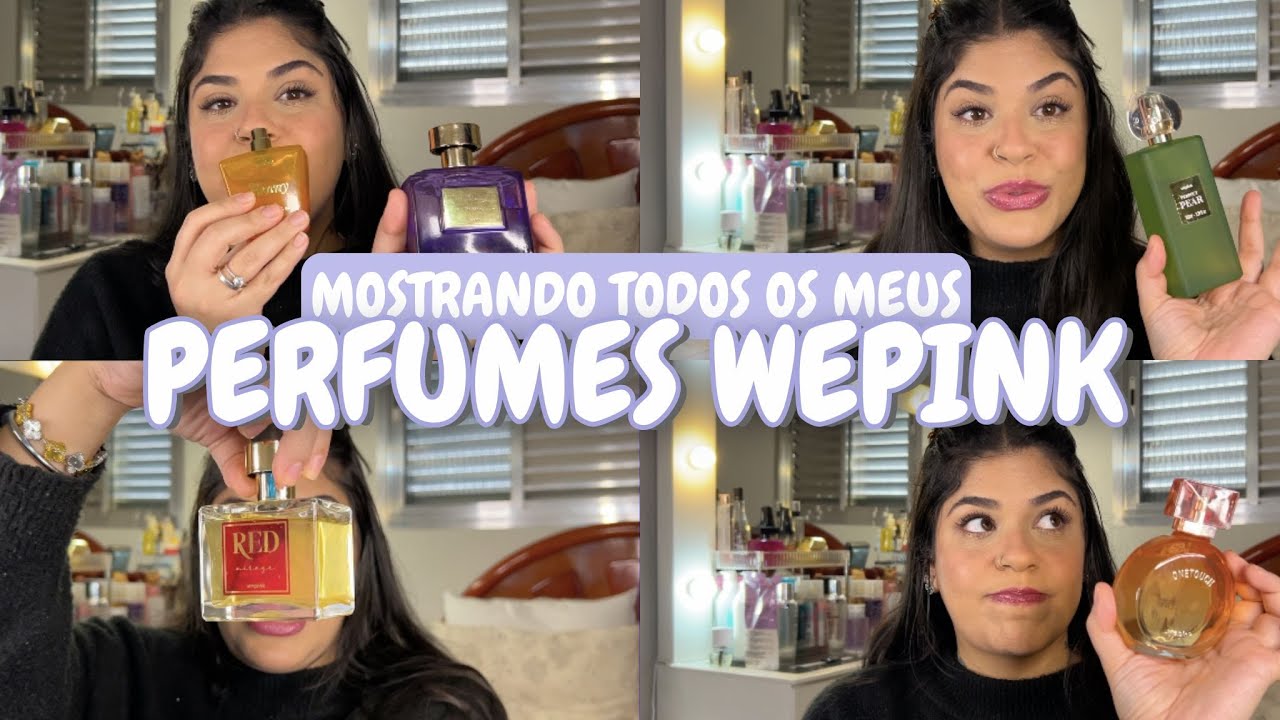 Meus perfumes da WEPINK! 💖 Mostrei TUDO que tenho!