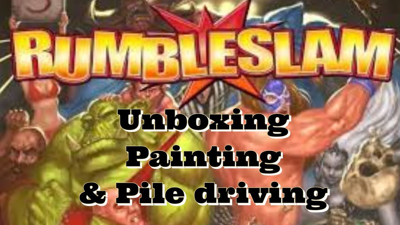Rumbleslam Fantasy Wrestling Unboxing & Painting @TableTopCombat