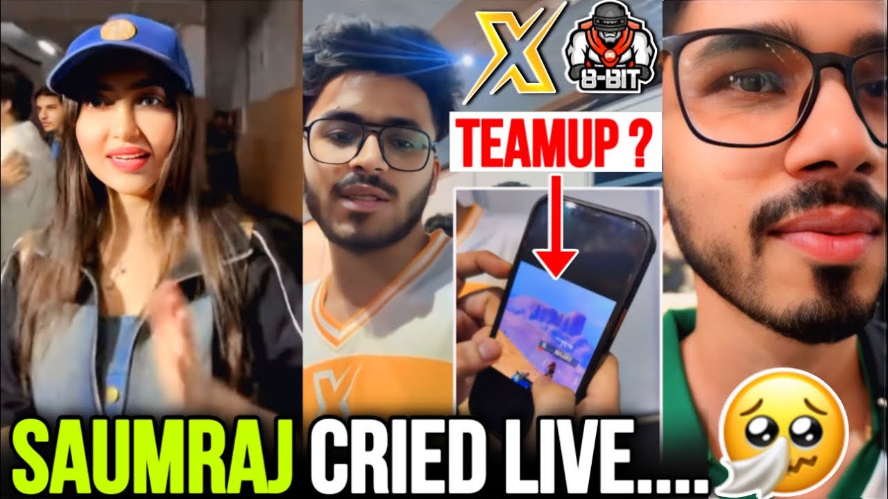 Saumraj Crying • Kaashvi Interview • Spraygod on 8bit TeamUp