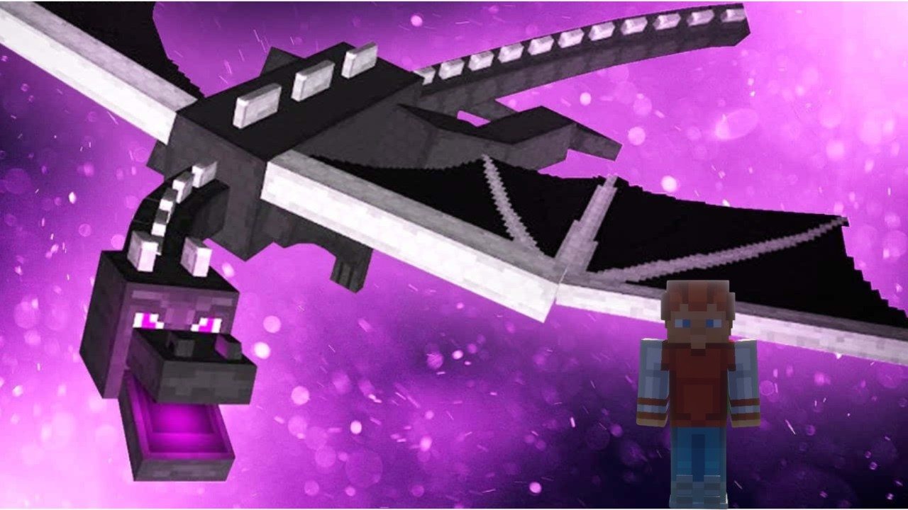 de ender dragon verslaan in JustSMP
