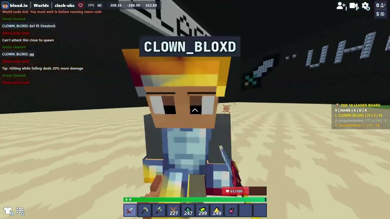 i hope you enjoy me pvping this rage pvper(CLOWN_BLOXD