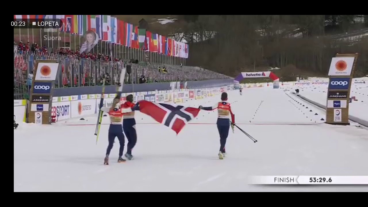Suomi pronssia 🥉 naisten viesti MM 2021 (loppukiri)