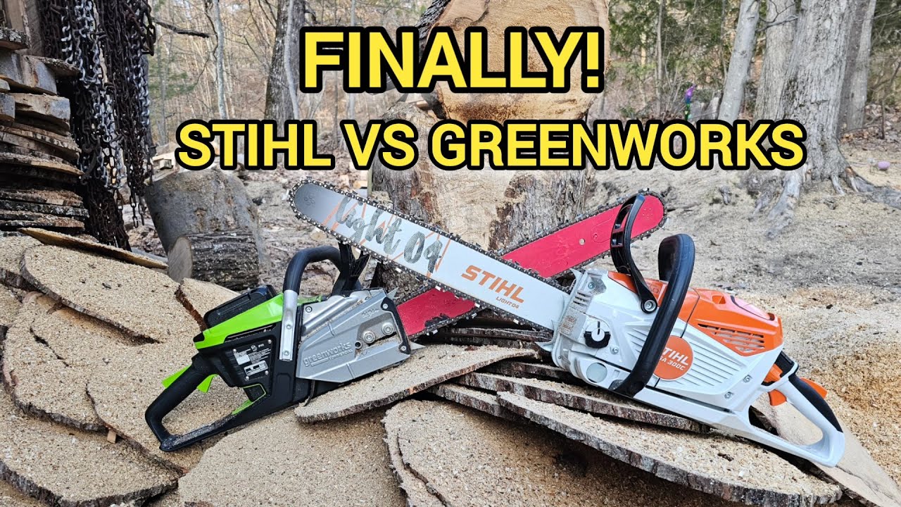 Which one is the best?  Greenworks Optimus OCS600 or Stihl MSA-300C. Tested and reviewed