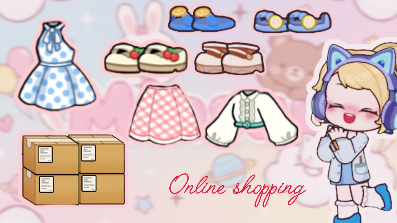 Online shopping day buying clothes and sleeper, sandals *no voice* made by me 