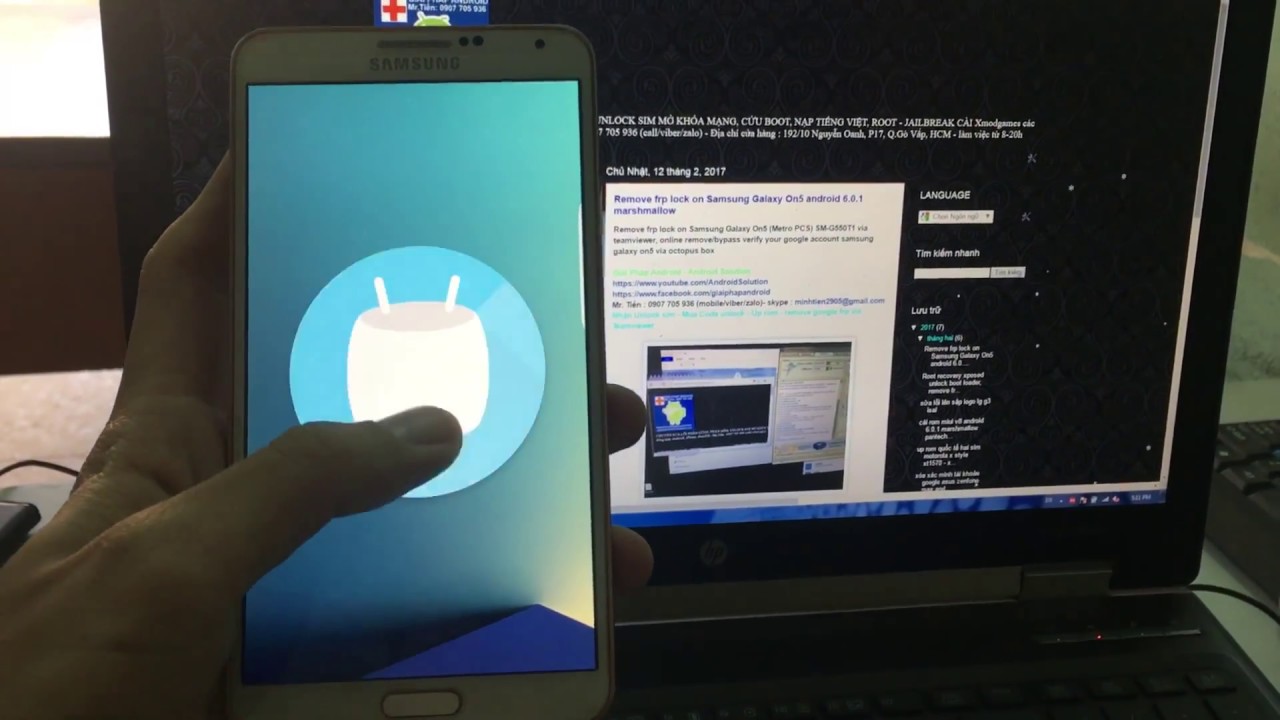 Samsung Galaxy Note3 Verizon N900V unlock Bootloader update rom Android 6.0.1