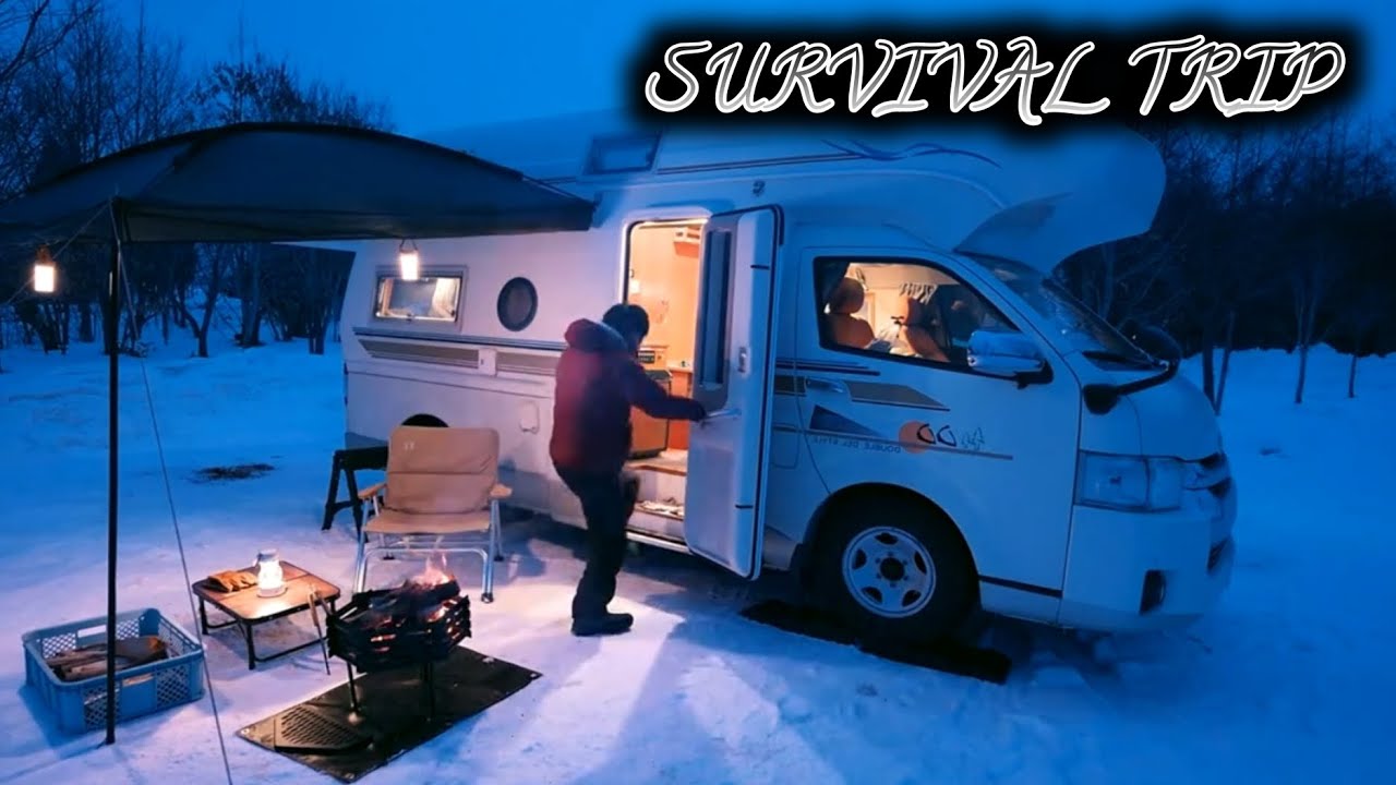 Barfili Pahadiyon Mein Van Camping 🏔️🚐 | Winter Survival Trip||