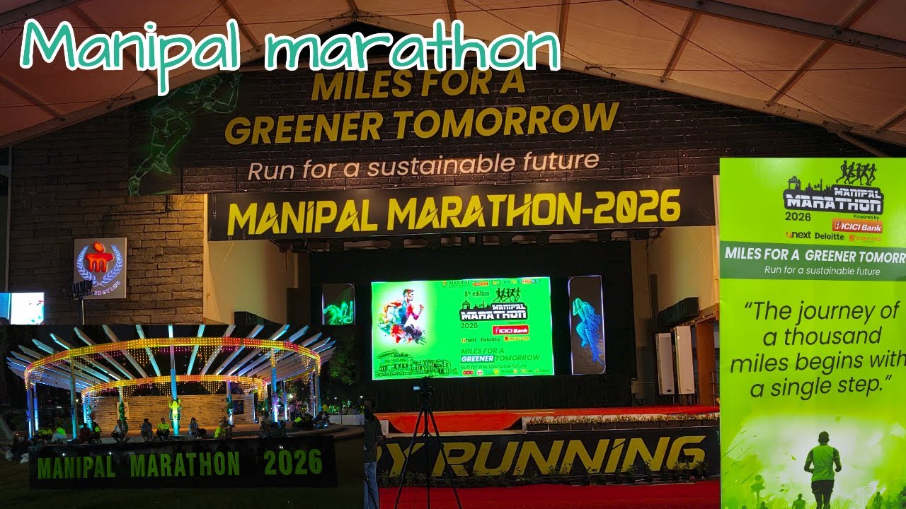 Manipal Marathon 2026 🏃‍♂️ | Run for a Cause | KMC Manipal | 3K to 42K Full Vlog MBBS Life