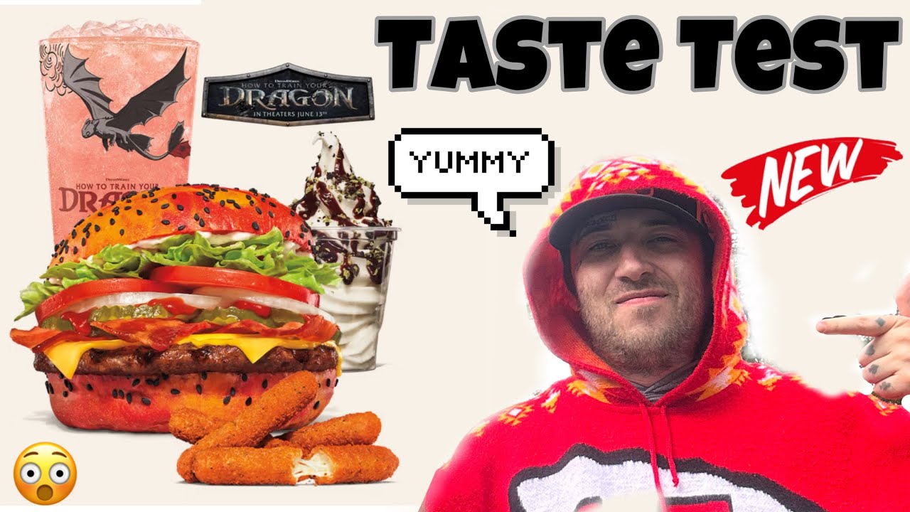 Taste Test | Burger King x How to train your Dragon: The Soaring Flame Combo | @J.W.M810 @BURGERKING