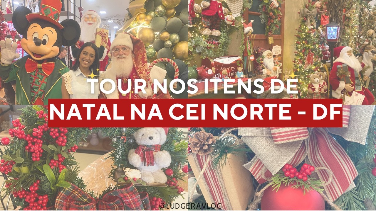 TOUR NAS DECORAÇÕES DE NATAL  CEI NORTE BRASÍLIA 🎄