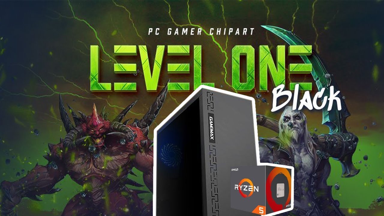 O Computador Mais Barato da ChipArt! Level One AMD Black (Maio/2019)