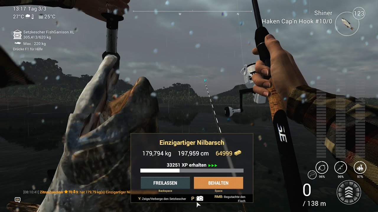 Fishing Planet: Einzigartiger Nilbarsch am Kongo, Afrika ( Unique Nile Perch)