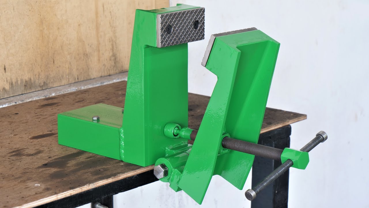 How To Make A Metal Vise | Diy Metal Bench Vise | DIY