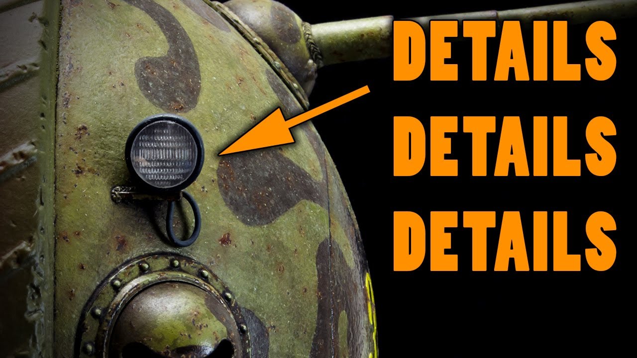 Painting Wheels, Exhaust, Headlight & More! - Soviet Ball Tank 