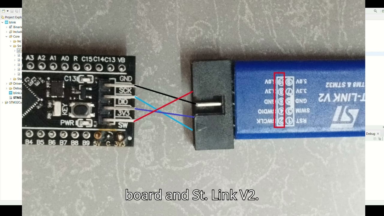 Как создать новый проект в STM32CUBEMx и STM32 Cube IDE? | ST Link2
