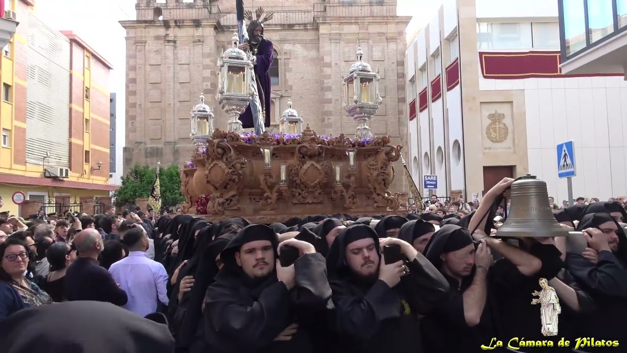 Semana Santa Málaga 2025: Nazareno Redentor del Mundo en calle Ancha