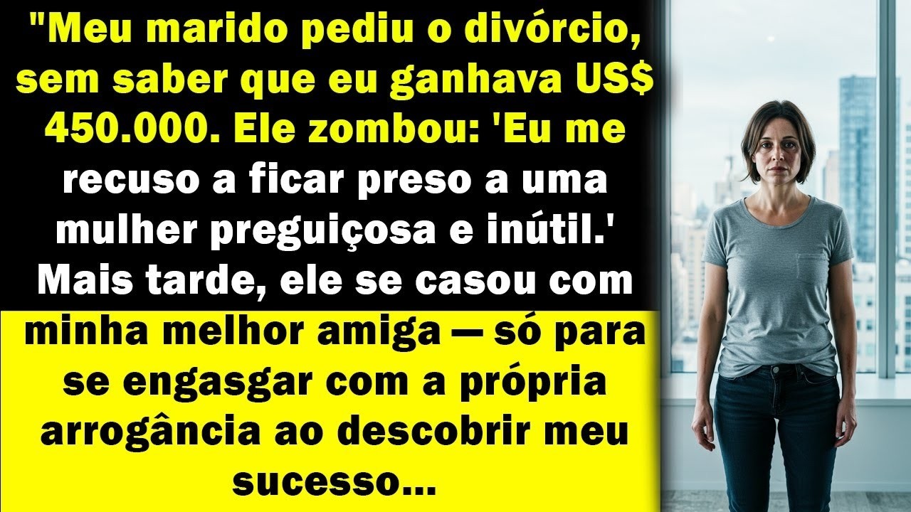 Me divorciei de um homem que pensava que sucesso tinha cara  O meu  US$ 450 000 por ano, calada