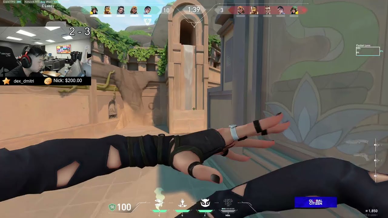 lotus! EG DERREK FADE VALORANT RANKED GAMEPLAY [Full Match VOD]