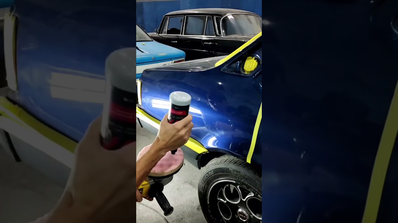 Etapas de polimento em uma repintura #pinturaautomotiva #polimento #detail