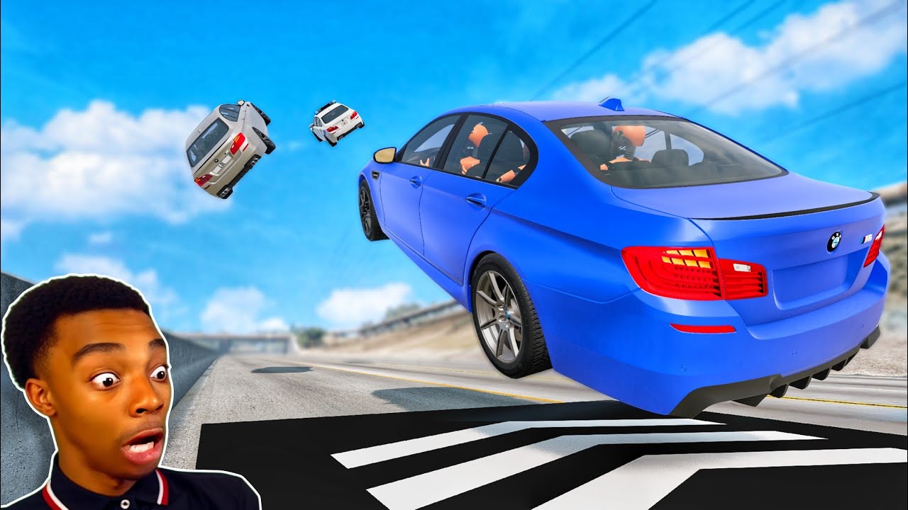 BMW M5 Funny Moments 🤣 #2 - [BeamNG.Drive]
