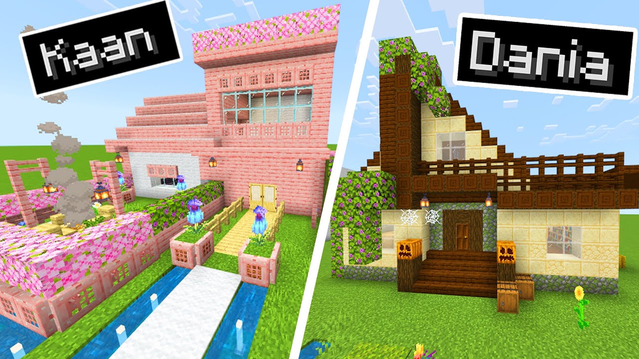 KAAN & DANIA BAUEN GEMÜTLICHE HÄUSER IN MINECRAFT! Cozy House Build Battle