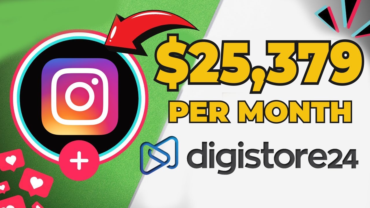 Заработайте 25 379,20 долларов на Digistore24, используя Instagram | Учебное пособие по партнерск...