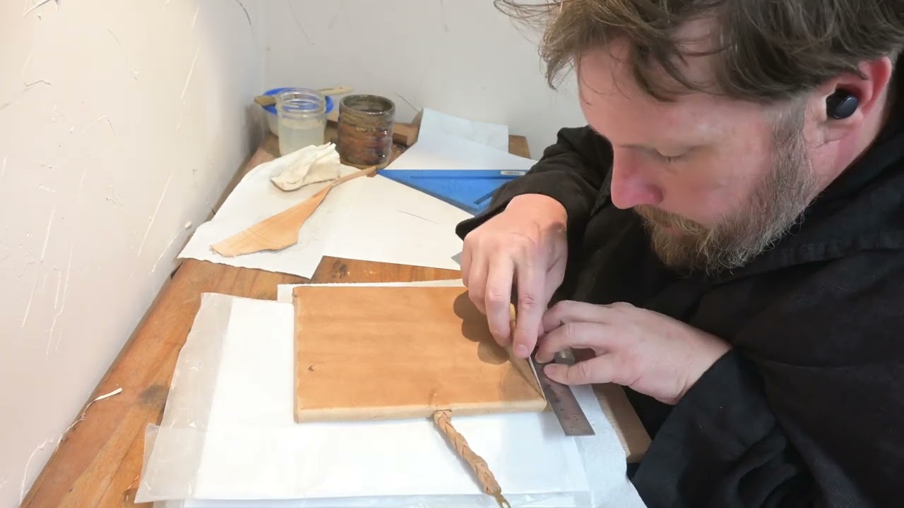 8th Century Book: Tooling Cover and Final Images