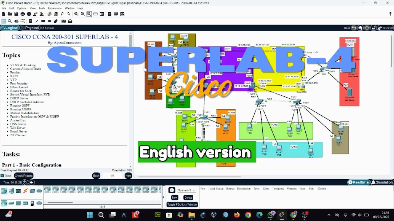 Configuration Superlab-4 | English version
