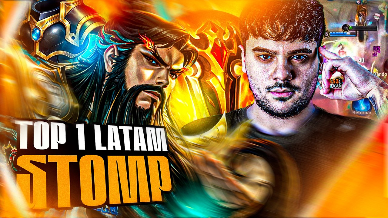 🥇 TOP 1 DA ROTA SUPERIOR ENSINA A CARREGAR DE GUAN YU 👑 | Honor of Kings