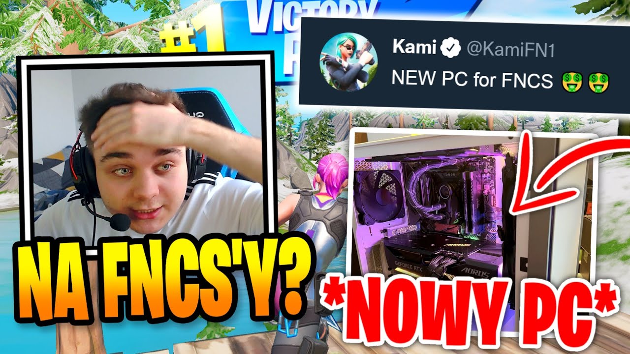 😱 KAMI KUPUJE *NOWY* KOMPUTER JESZCZE PRZED FINAŁAMI FNCS?! ~ KULARZ SZOTY