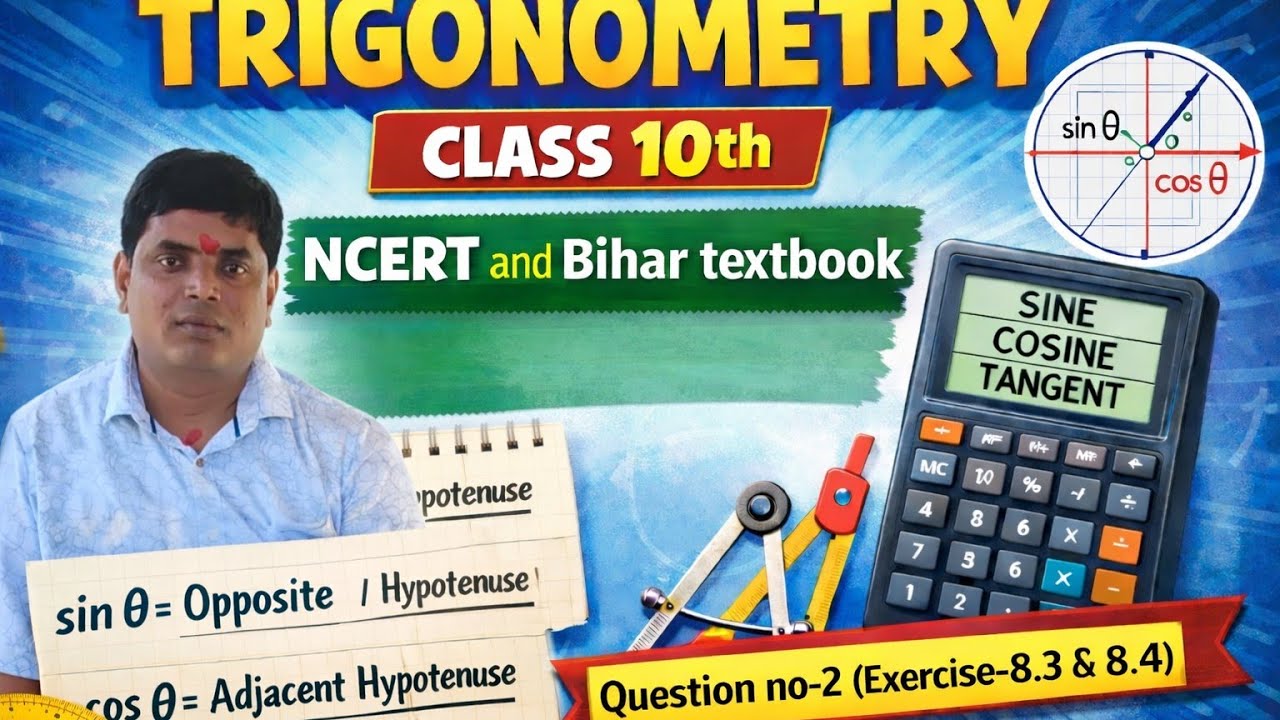Trigonometry class10NCERT and Bihar textbook 