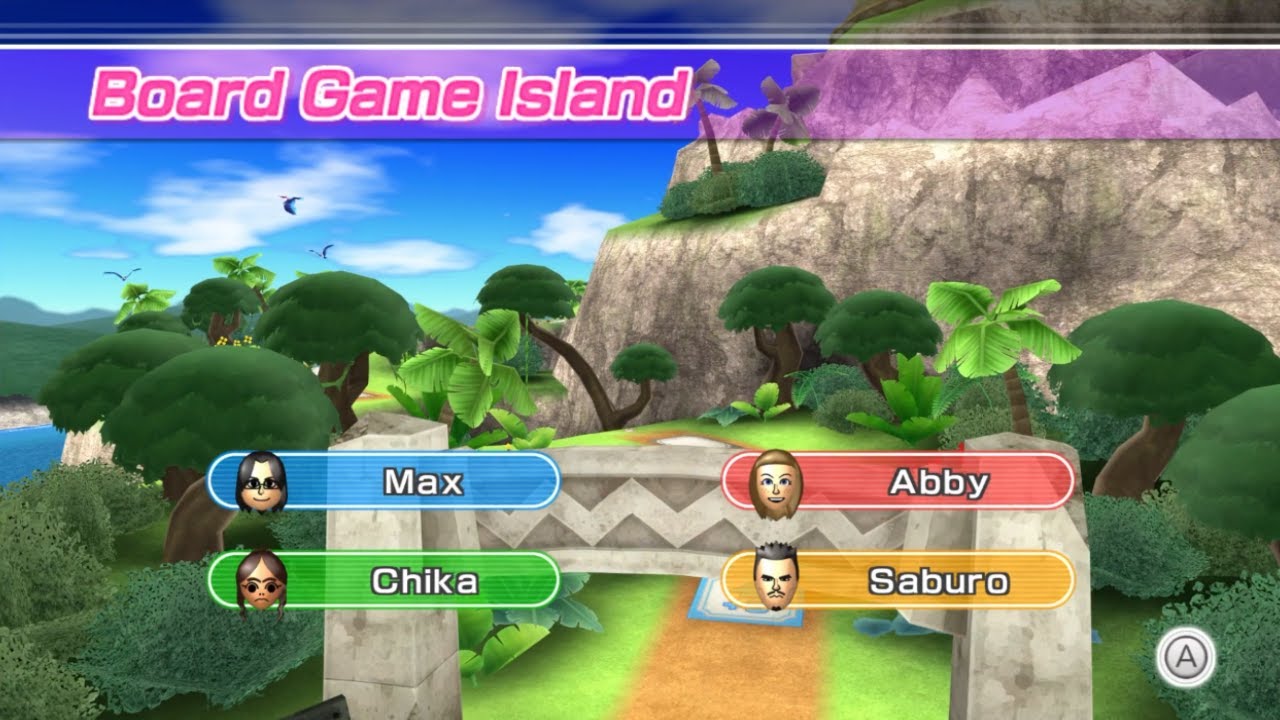 Wii Party - Board Game Island - Beginner VS CPU