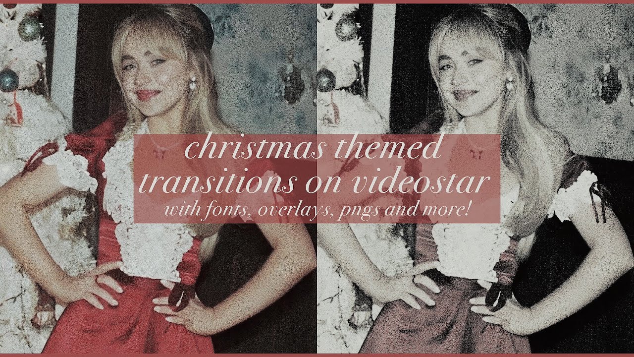 creative christmas themed transitions and editing resources | videostar tutorial 