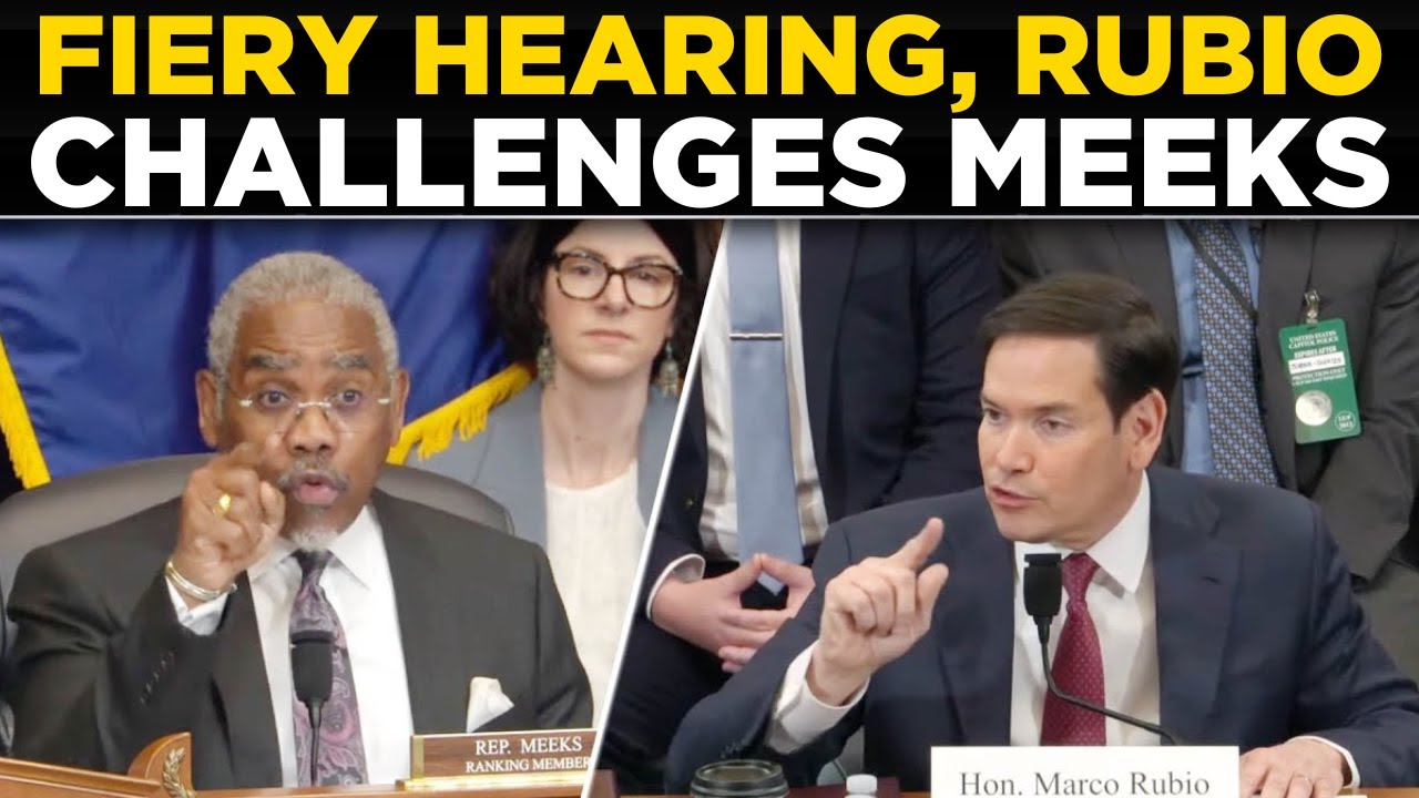 SENATE HEARING CLASH LIVE | Rubio Confronts Meeks in Explosive Exchange: 'Answer The Question!'