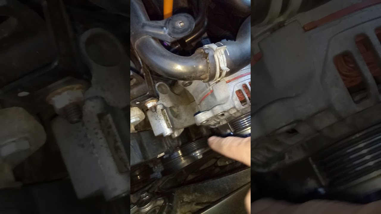 passat B5+ снятие натяжителя ремня генератора