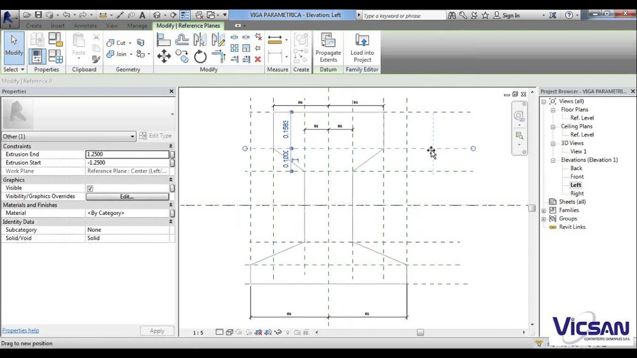 REVIT - CREACION FAMILIA DE VIGA