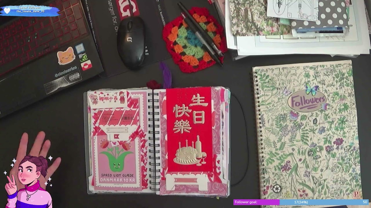 Fun Scrapbooking stream with my friend Helene!