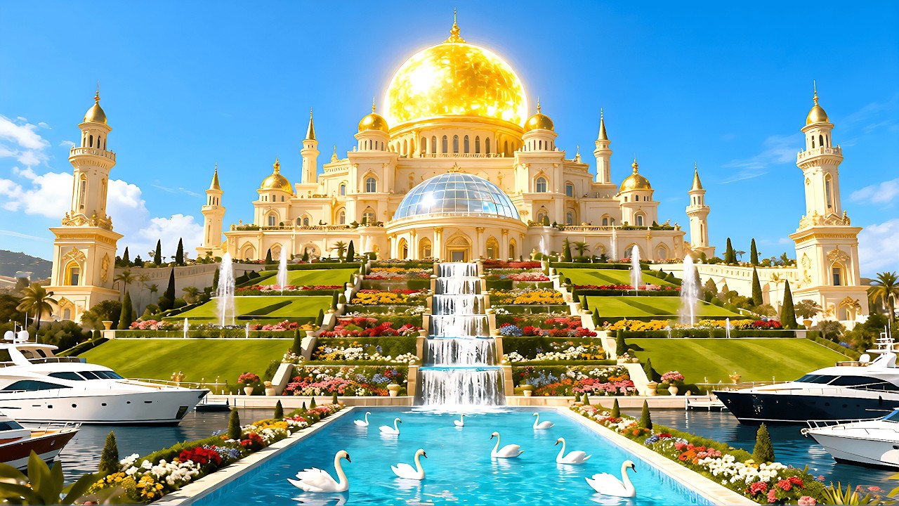 🌊✨ Inside the World’s Largest Ocean Palace | Luxury Mega Mansion Beyond Imagination 🏰🌸