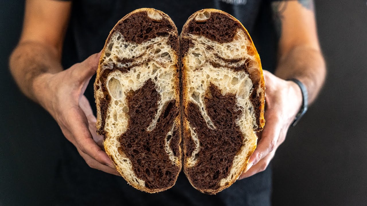 The Rorschach Bread | Chocolate Marbled Artisan Bread
