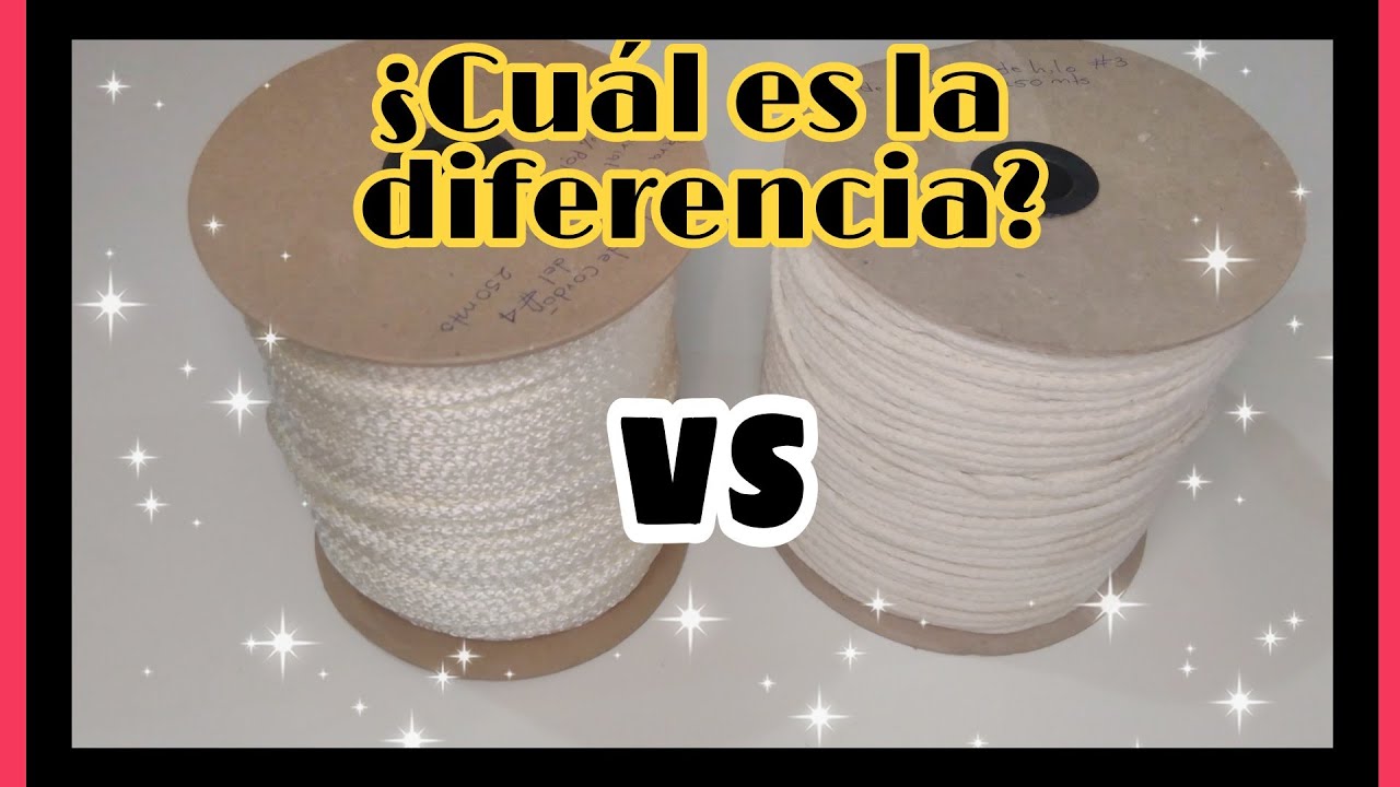 Diferencia entre Cordón SINTÉTICO y Cordón de ALGODÓN 👌👍(vídeo 70)