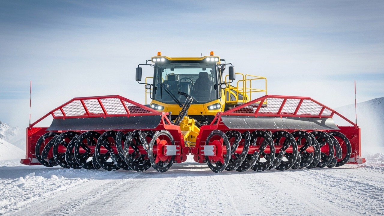 Insane Snow Removal Machines Working at an Unreal Level