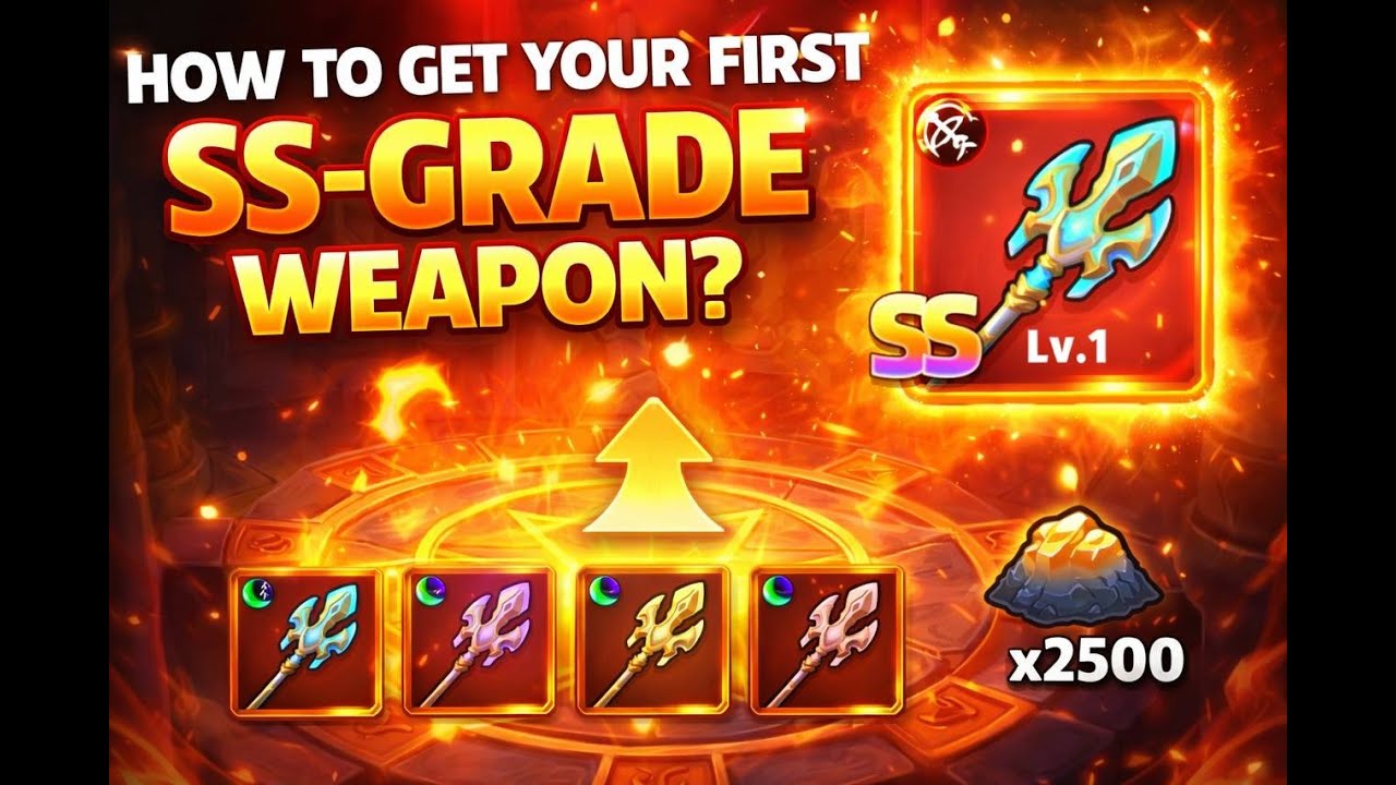 ARCHERO: YOUR FIRST SS-GRADE WEAPON! HOW TO GET IT? TRIDENT SS-GRADE!
