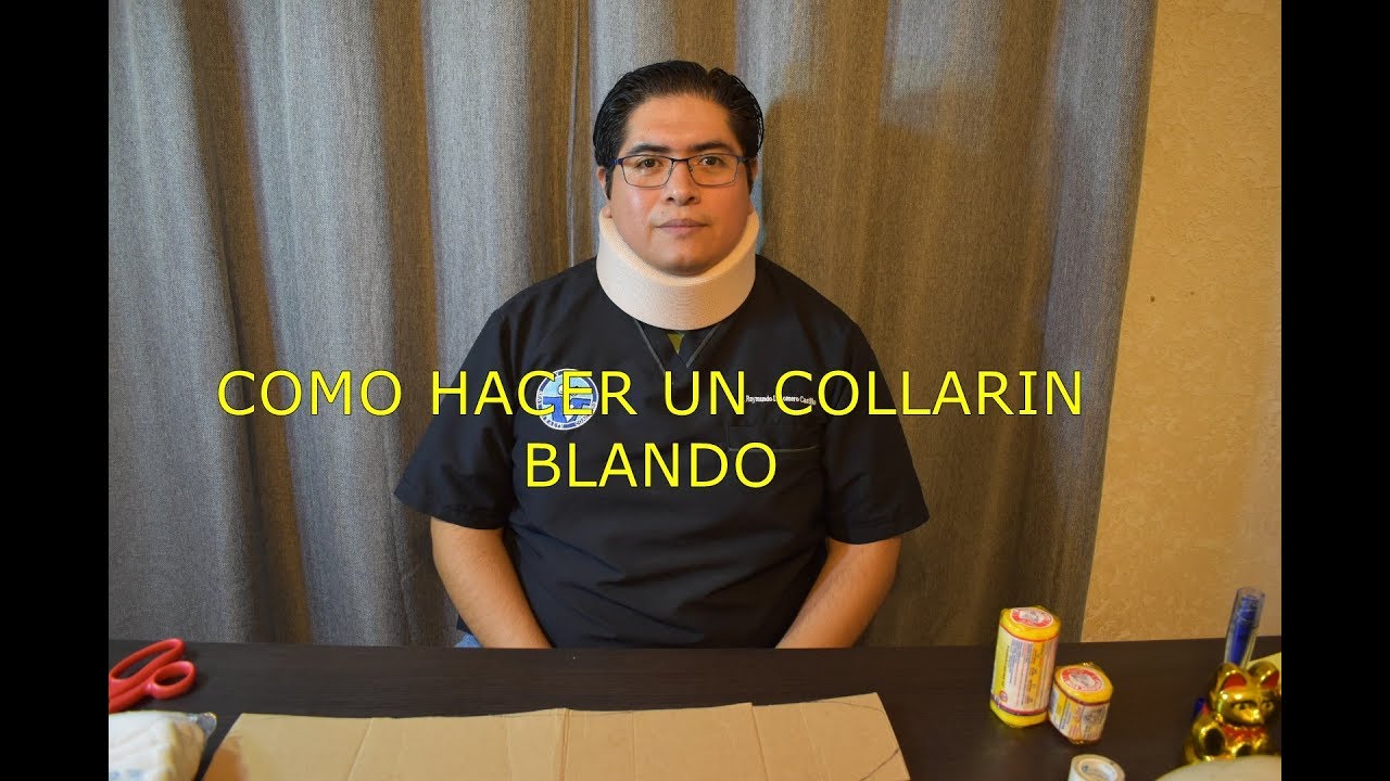 COMO HACER UN COLLARÍN BLANDO