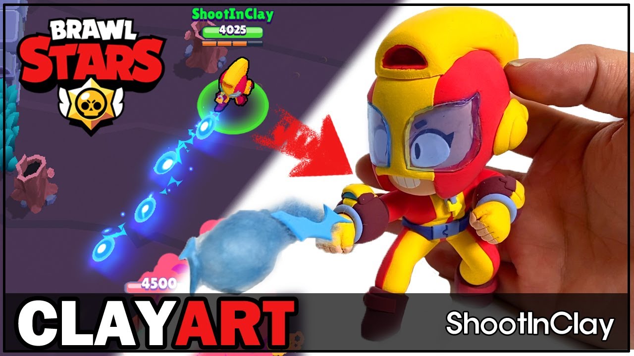 [brawlstars]как сделать Макс  из мягкой глины(Бравл Старс из пластилина)
