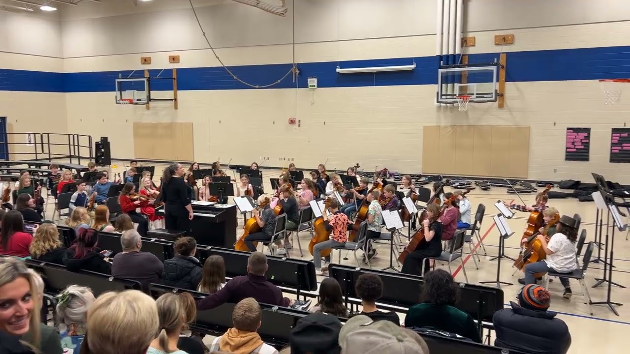 PVE 4th grade orchestra concert Dec 9, 2025, part 1
