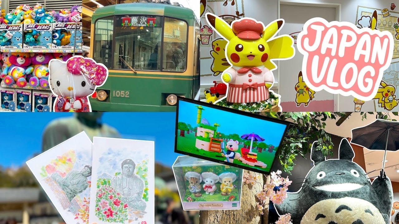 Seaside Day Trip from TOKYO! PIKACHU SWEETS CAFE, TOY HUNTING AT TOYS R US, SYLVANIAN FAMILIES STORE
