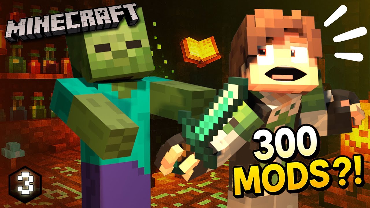 UN DONJON ARAIGNÉE CAUCHEMARDESQUE ! 🕷️ - Survie 300 MODS #3